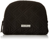 Vera Bradley Medium Zip Cosmetic Bag, Classic Black, One Size