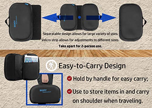 Sojoy iGelComfort 3 In 1 Foldable Gel and Memory Foam Easy Travel Seat  Cushion, 1 Piece - Harris Teeter