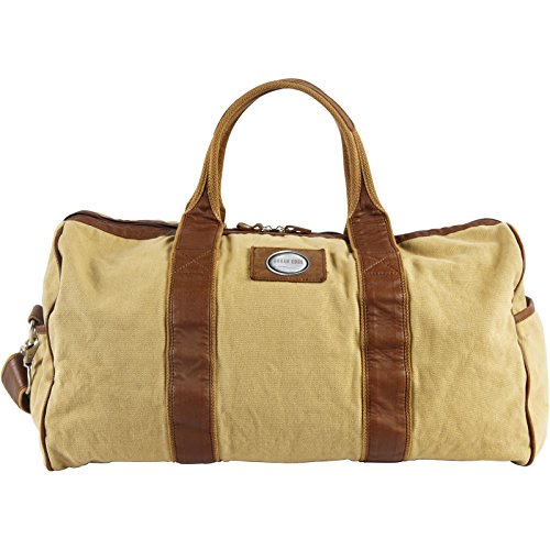 Canyon Outback Urban Edge Mason 21 Inch Canvas And Leather Duffel Bag Tan One Size