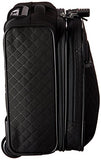 Vera Bradley Iconic Rolling Work Bag, Microfiber, Classic Black/Black, One Size