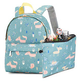 Toddler Backpack Pre-School Kindergarten Bag with Adjustable Padded Shoulder for Travel, Olive Kids Design
