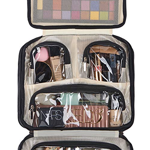  LETGO Lattice Makeup Bag Cosmetic Bag for Women,Large