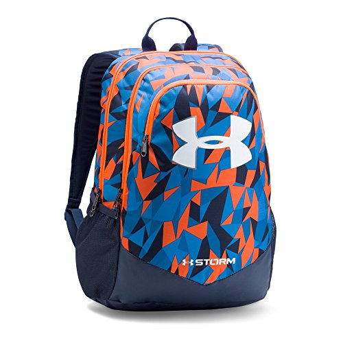 Under Armour Storm Recruit Backpack - Petrol Blue/Blazing Orange/White  (437) 