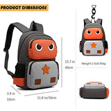 ArcEnCiel Kid's Backpack (Orange and Grey)