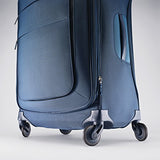 Samsonite Flexis Expandable Softside Checked Luggage With Spinner Wheels, 30 Inch, Carbon Blue