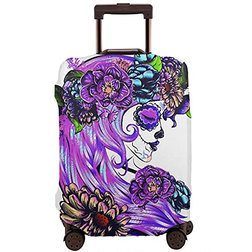 Ustell Thickened Luggage Cover Elastic Suitcase Protective Cover For 18-30  Inches Suitcase, Travel Accessory With Artistic Letter Pattern, Washable