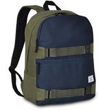 Everest Grip Tape Skateboard Backpack, Olive/Navy, One Size