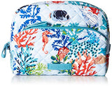 Vera Bradley Iconic Medium Cosmetic, Signature Cotton, Shore Thing