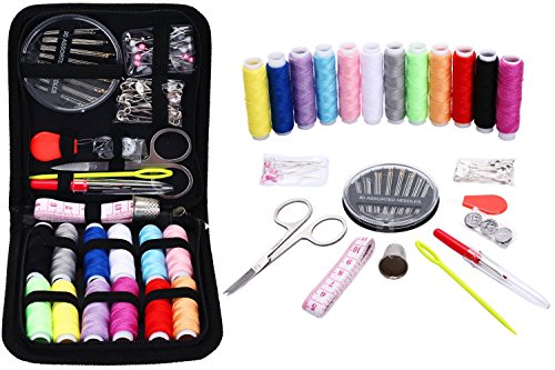 Large Sewing Kit for Adults,200 Pcs Premium Sewing Supplies Set - Complete Sew  Kit of Needle and Thread for Beginners - Basic Home Hand Sewing Repair Kits  