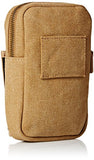 Budweiser by Buxton Men's Eagle Wings Belt Utility Pouch Accessory, beige,