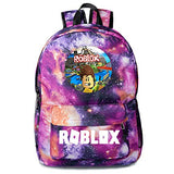 Roblox Game Backpack Red/Yellow/Grey/Purple/Green Versatile Kids Shoulder Bag