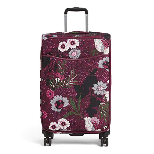 Vera Bradley Iconic Large Spinner, Bordeaux Meadow, One Size