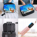 Travel Bags Happy Christmas Day Portable Tote Trolley Handle Luggage Bag