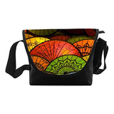 Messenger Bag, Umbrella Printed Classic Messenger Bag One-side Printing