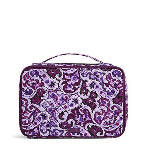 Vera Bradley Women's Iconic Large Blush and Brush Case-Signature