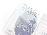 Passport Cover Clear Plastic Vinyl ID Card Protector Case Holder Pack of 5