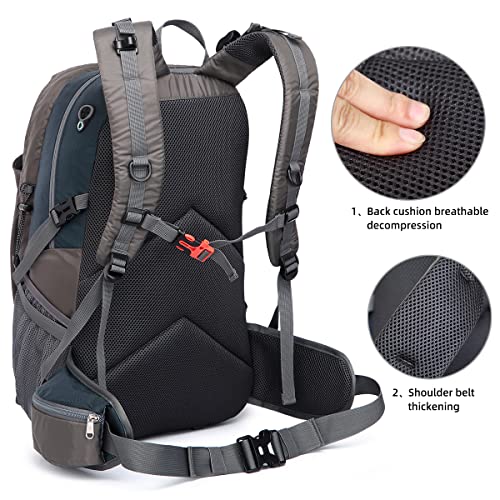 Hiking Backpack, Camping Backpack, 40L Waterproof Hiking Day Bag, Lightweight  Backpack