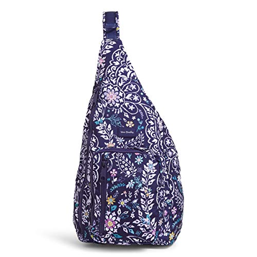 Vera Bradley Recycled Lighten Up Reactive Lay Flat Travel Backpack in Blue
