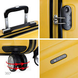 Itaca Elba Suitcase 66 centimeters 64 Yellow (Mostaza)