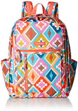 Vera Bradley Lighten Up Grand Backpack, Polyester, Hacienda Diamonds + 1.50 Power