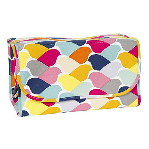 Iota by C.R. Gibson Flock of Color Fold and Go Cosmetic Case