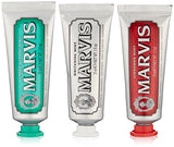 Marvis Travel With Flavor Set, Classic/Whitening/Cinnamon