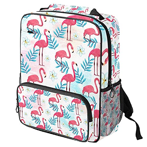 LORVIES Flamingo Pattern School Bag for Student Bookbag Women Travel  Backpack Casual Daypack Travel Hiking Camping