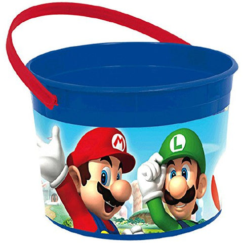 12X Super Mario Pack of 12 Favor Container Buckets