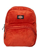 Dickies Corduroy Mini Backpack Burnt Orange Solid & Knit Cap Bundle