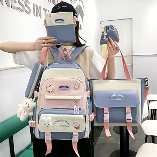 Cute Mini Backpacks with Accessories, Aesthetic ,For Teens Kawaii