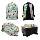 FITMYFAVO 15" Tropical Paradise Ultralight Backpack | Bookbag | Daypack with YKK zippers for