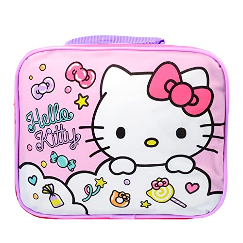 Hello Kitty 5 Piece Backpack & Lunch Box Set