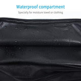 Mens Toiletry Bag, Waterproof Dopp Kit for Men Hanging Travel Shaving Wash Bags (Black)