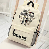 Banana Fish Okumura Eiji Anime Canvas Backpack Ash Lynx Travel Bag For Unisex Students