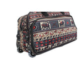 World Traveler 21-Inch Carry-On Rolling Duffel Bag, Elephant, One Size