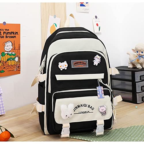 Kawaii Backpack with Pins Kawaii School Backpack Cute Aesthetic Backpack  Kawaii Cute Japanese Laptop Backpack Work Bag