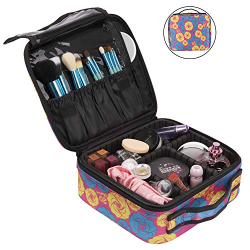 Husmued Makeup Bag Cosmetic Bag for Women Cosmetic Travel Makeup