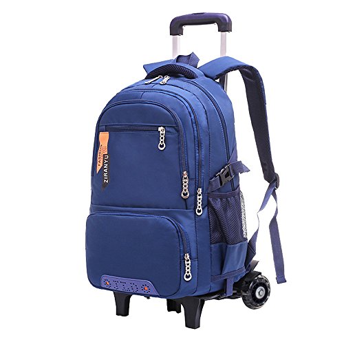 Wheeled Backpack, 17 Inch Laptop Backpack with Wheels for High