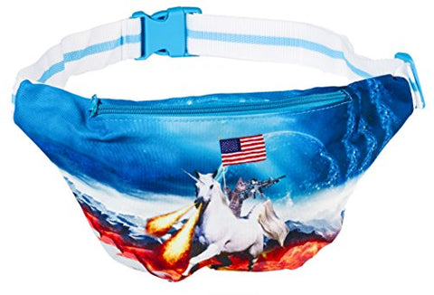 Funny Guy Mugs Space Cat Fanny Pack - Unicorn