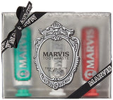 Marvis Travel With Flavor Set, Classic/Whitening/Cinnamon