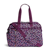 Vera Bradley Women's Lighten Up Weekender Travel Bag, berry burst