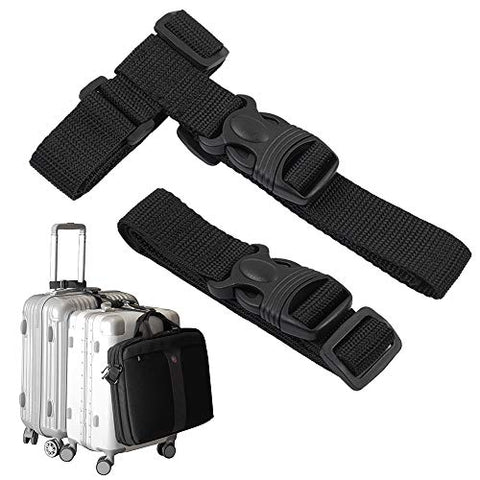 Vigorport 2 Pack Luggage Handle Wrap, Bright Comfortable Luggage  Identifiers/Tags/Markers/Grips for Suitcases Unique Travel Accessories  (Black, 2