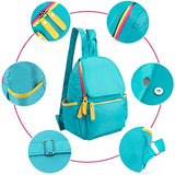 Kids Backpack Children Bookbag Preschool Kindergarten Elementary School Travel Bag for Girls Boys(1530 blue)