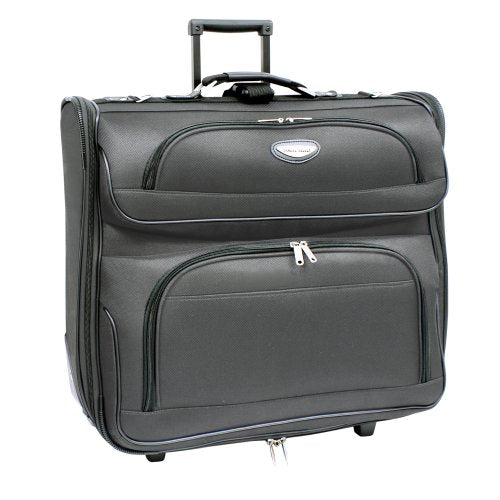 Travel Select Amsterdam Rolling Garment Bag Wheeled Luggage Case - Gray ...