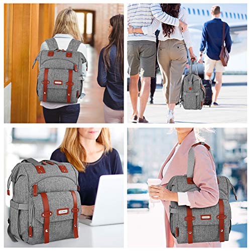 Youi-gifts Laptop Backpack for Women Fashion Business Computer Backpacks Travel Bags Purse Student Bookbag Teacher Doctor Nurse Work Backpack with USB