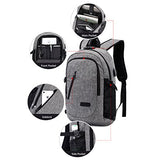 Itopfox Travel Laptop Compartment Backpack USB/Headphone Port Rucksack Computer Bag Anti-Thief Code