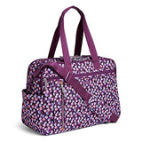 Vera Bradley Women's Lighten Up Weekender Travel Bag, berry burst