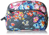 Vera Bradley Iconic Medium Cosmetic, Signature Cotton, pretty Posies