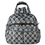 Lug Boxer 2 Gym/Overnight Bag, Plaid Grey, One Size