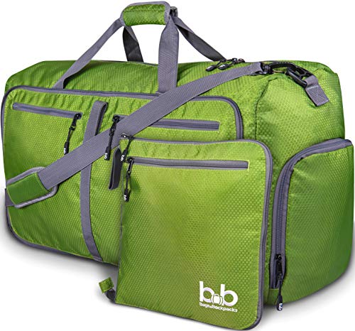 Green Large Travel Duffel Bag
